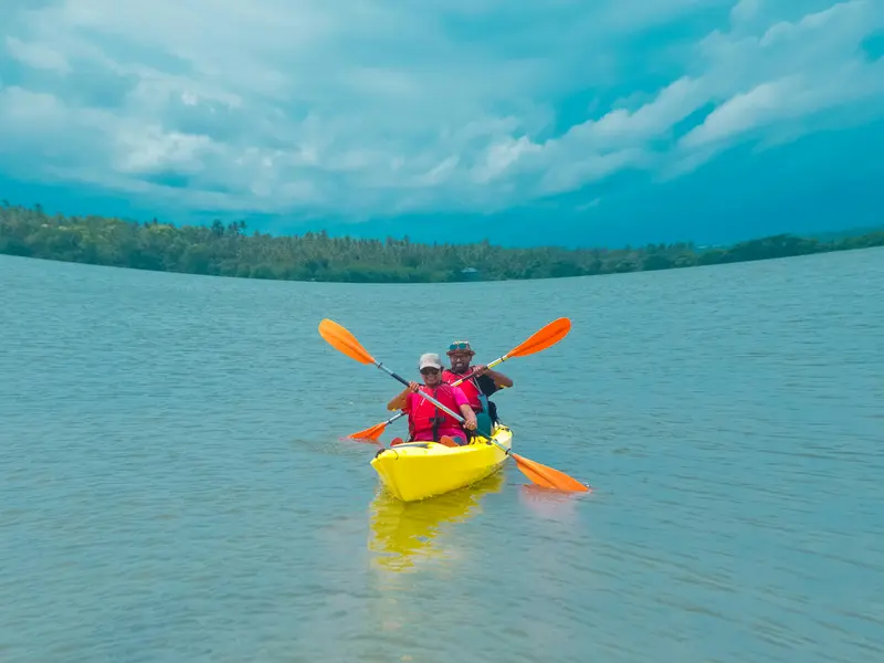 Sea kayaking at Pelican Point